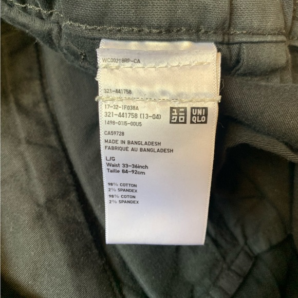 Black UNIQLO cargo pants - Picture 3 of 4